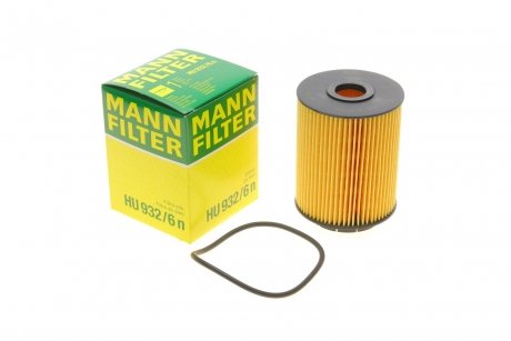 Фільтр масляний (вир-во) MANN HU932/6N (фото 1)