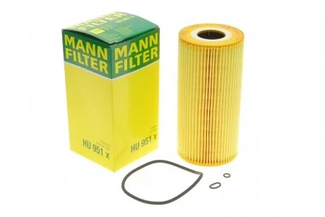 Фильтр масла OM601/602/604/605 Spr/Vito/C/E 94>00 -FILTER MANN HU 951 X