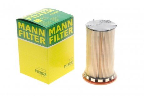 Фільтр паливний VAG 1.6, 2.0 TDI 12- (вир-во) MANN PU8028 (фото 1)