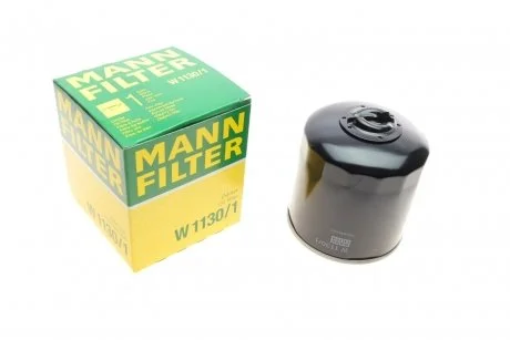 Фильтр масла T4 1.9D/TD >96/Audi 100 2.0TD/2.4D/A6 2.5TDI >97 -FILTER MANN W 1130/1