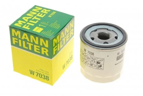 Фильтр масляный MANN W 7038