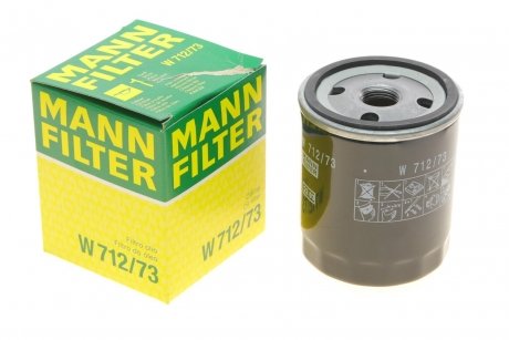Фільтр масляний (вир-во) MANN W712/73 (фото 1)