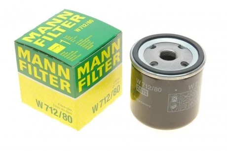Фильтр масляный MANN W712/80