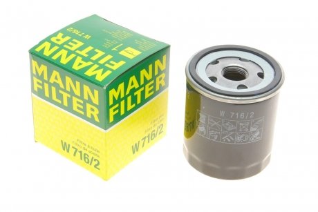 Фільтр масляний MANN W716/2 (фото 1)