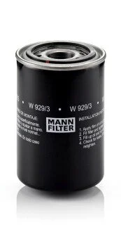 Фильтр масляный MANN W 929/3