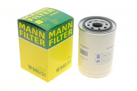 Фільтр гідравлічний MANN W 940/51 (фото 1)