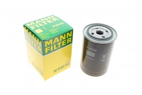 Фильтр масла Ducato/Iveco 2.3JTD 02>06 -FILTER MANN W 940/62