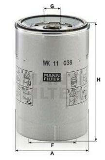 Фильтр топлива MANN WK 11 038 Z (фото 1)