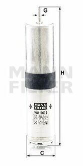 Фильтр топлива MANN WK 5015 Z