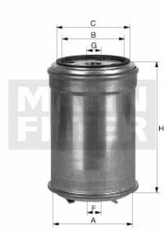 Фильтр топливный MANN WK 842/1