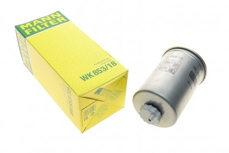 WK 853/18 MANN Фильтр топливный Connect 1.8Di/TDi (55kW) 02- (под клапан) -FILTER