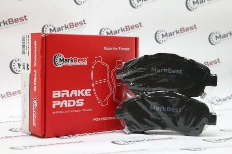 Колодки PROFESSIONAL+ антискрипные пластины MARKBEST MRB20006