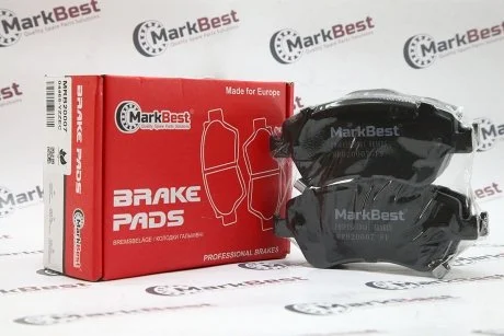 Колодки PROFESSIONAL+ антискрипні пластини MARKBEST MRB20007