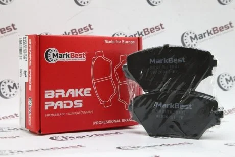 Колодки PROFESSIONAL+ антискрипні пластини MARKBEST MRB20021