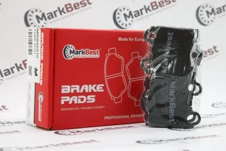 Колодки PROFESSIONAL+ антискрипні пластини MARKBEST MRB20510