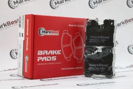Колодки PROFESSIONAL+ антискрипні пластини MARKBEST MRB20515