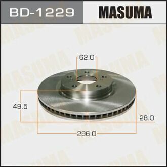 Гальмівний диск MASUMA BD1229 (фото 1)