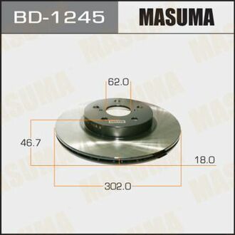 Диск гальмівний front RAV4/ SXA10L [уп.2] MASUMA BD1245 (фото 1)
