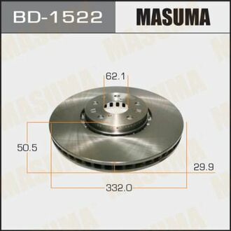 Тормозной диск MASUMA BD1522 (фото 1)