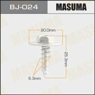 Гвинт з шайбою 5x17 мм, уп.10шт MASUMA BJ024