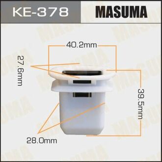Кліпса пластикова MASUMA KE378 (фото 1)