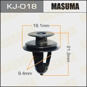 Клипса (кратно 5) MASUMA KJ018 (фото 1)