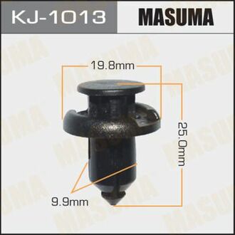 Клипса крепления бампера Honda Accord, CR-V (кратно 50) (KJ-1013) MASUMA KJ1013