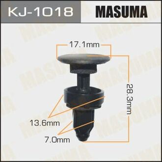 Клипса пластиковая MASUMA KJ1018 (фото 1)
