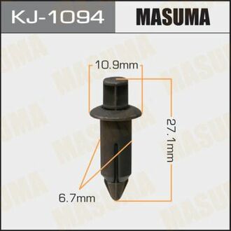 Кліпса пластикова MASUMA KJ1094 (фото 1)