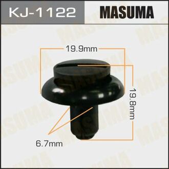 Кліпса (пластикова кріпильна деталь) MASUMA KJ1122 (фото 1)