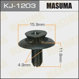Кліпса пластикова MASUMA KJ1203 (фото 1)