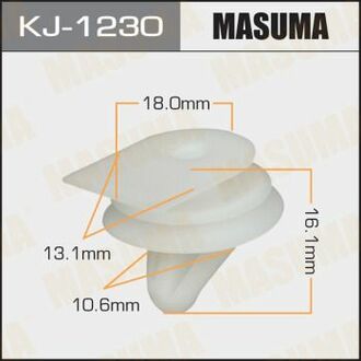 Кліпса пластикова MASUMA KJ1230 (фото 1)