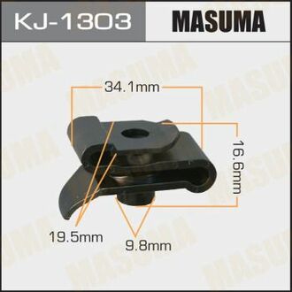 Кліпса кріпильна MASUMA KJ1303 (фото 1)