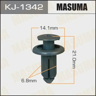 Кліпса пластикова MASUMA KJ1342 (фото 1)