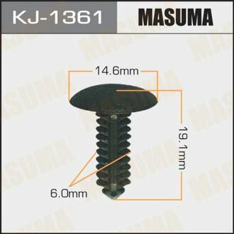 Клипса пластиковая MASUMA KJ1361 (фото 1)