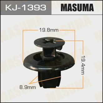 Кліпса автомобільна 1393-KJ [уп.50] MASUMA KJ1393 (фото 1)