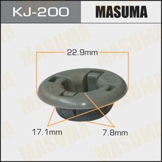 Клипса пластиковая MASUMA KJ200 (фото 1)