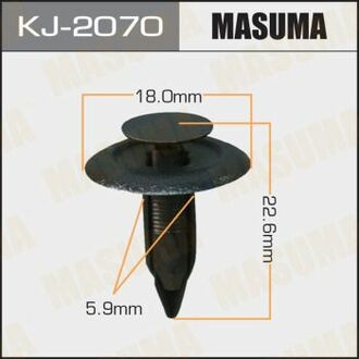 Кліпса пластикова MASUMA KJ2070 (фото 1)
