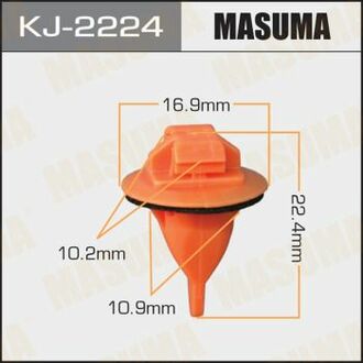 Клипса (кратно 50) (KJ-2224) MASUMA KJ2224 (фото 1)