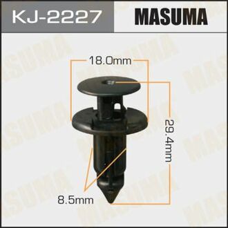 Клипса (кратно 50) (KJ-2227) MASUMA KJ2227 (фото 1)