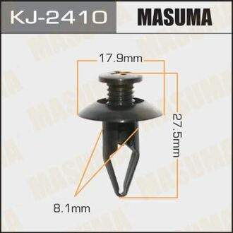 Кліпса (кратно 50) (KJ-2410) MASUMA KJ2410 (фото 1)