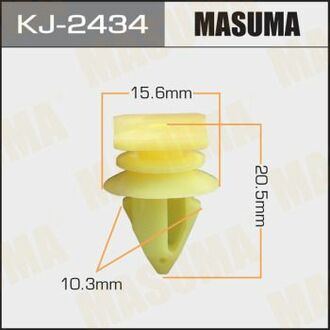 Кліпса (пластикова кріпильна деталь) MASUMA KJ2434