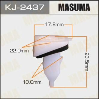 Клипса автомобильная MASUMA KJ2437 (фото 1)