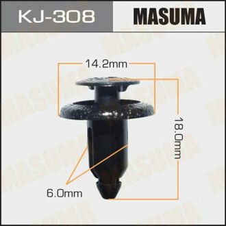 Кліпса автомобільна MASUMA KJ308