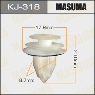 Клипса (кратно 50) (KJ-318) MASUMA KJ318 (фото 1)