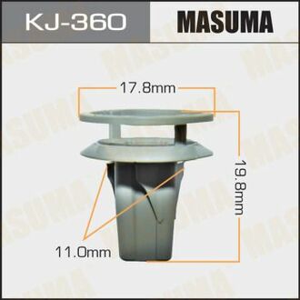 Кліпса пластикова MASUMA KJ360 (фото 1)