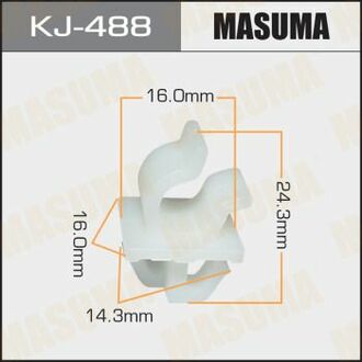Кліпса пластикова MASUMA KJ488 (фото 1)