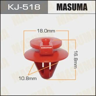 Кліпса пластикова MASUMA KJ518 (фото 1)