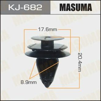 Клипса (кратно 5) MASUMA KJ682 (фото 1)
