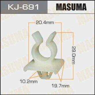 Клипса пластиковая MASUMA KJ691